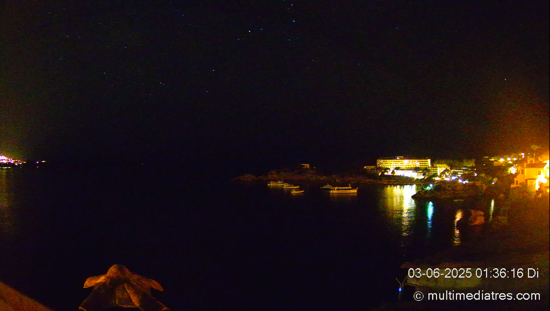 Mallorca, Peguera Cala Fornells Bay Balearic Sea Live Cam, Balearic Islands, Spain