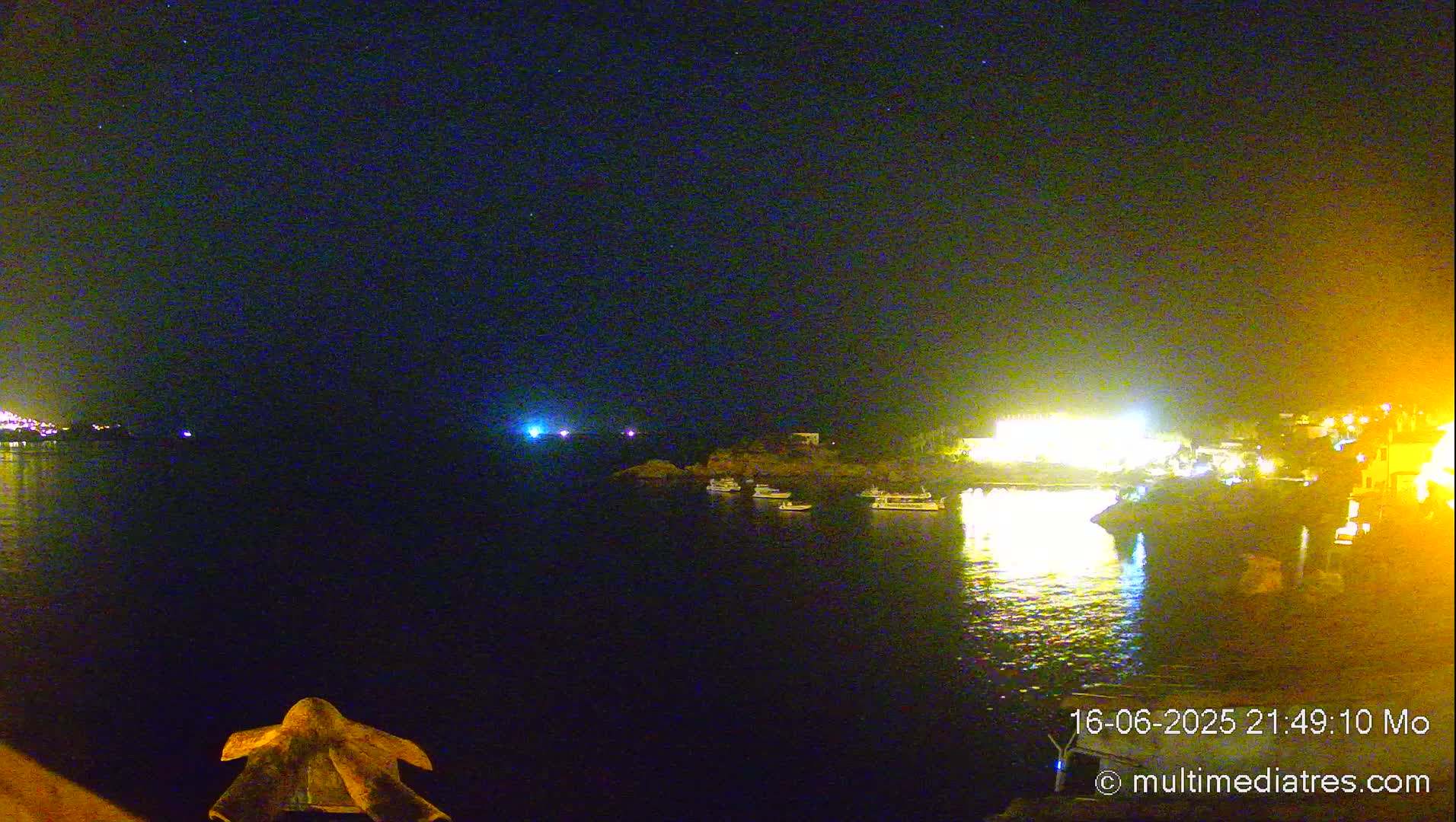 Mallorca, Peguera Cala Fornells Bay Balearic Sea Live Cam, Balearic Islands, Spain