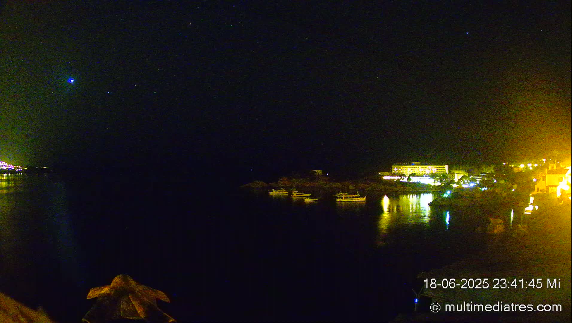 Mallorca, Peguera Cala Fornells Bay Balearic Sea Live Cam, Balearic Islands, Spain
