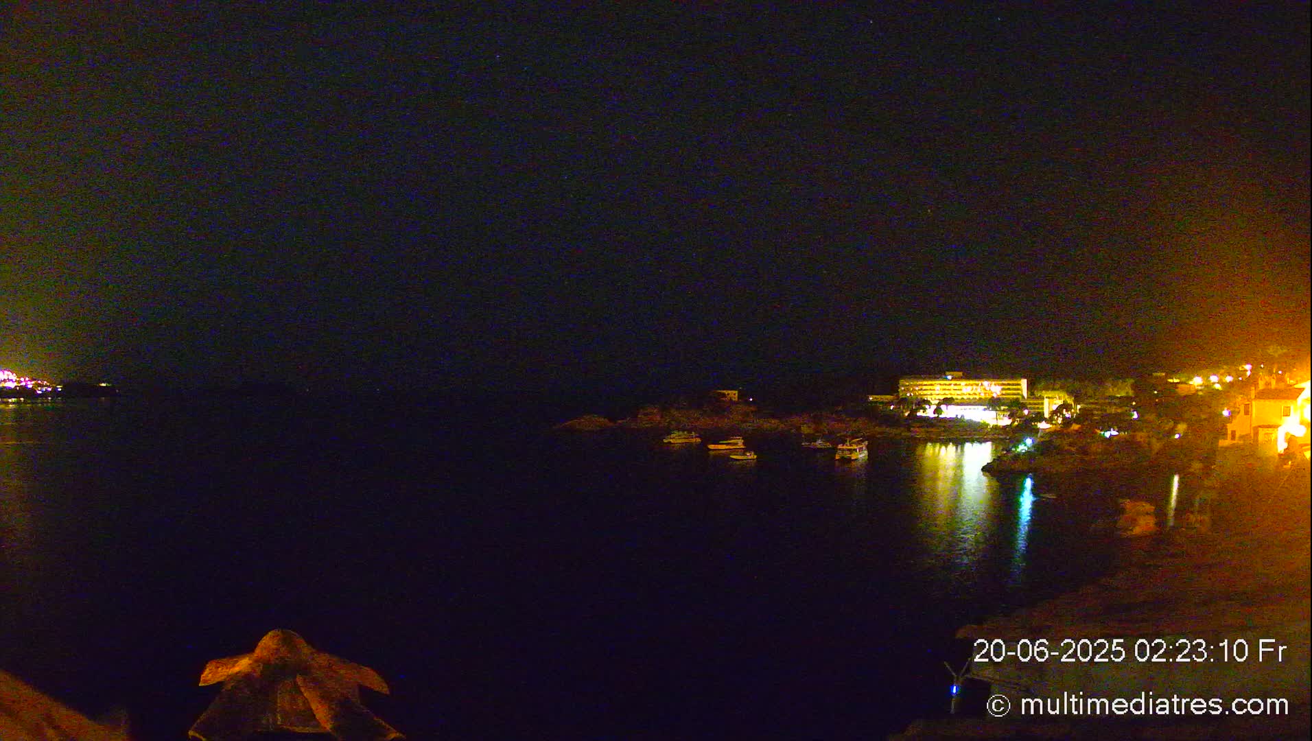 Mallorca, Peguera Cala Fornells Bay Balearic Sea Live Cam, Balearic Islands, Spain