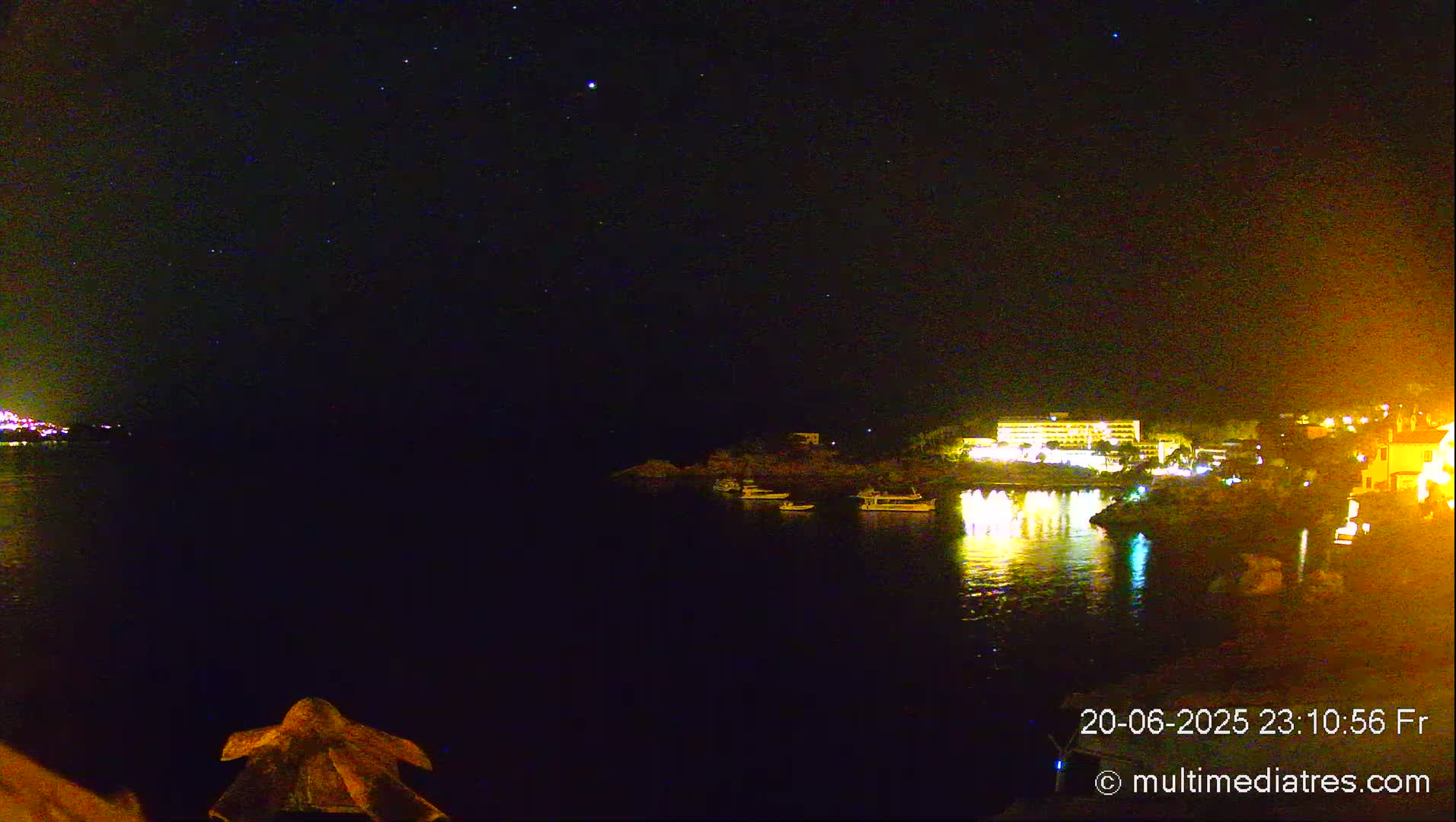 Mallorca, Peguera Cala Fornells Bay Balearic Sea Live Cam, Balearic Islands, Spain