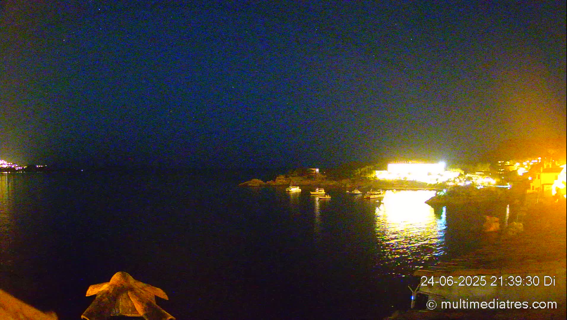 Mallorca, Peguera Cala Fornells Bay Balearic Sea Live Cam, Balearic Islands, Spain