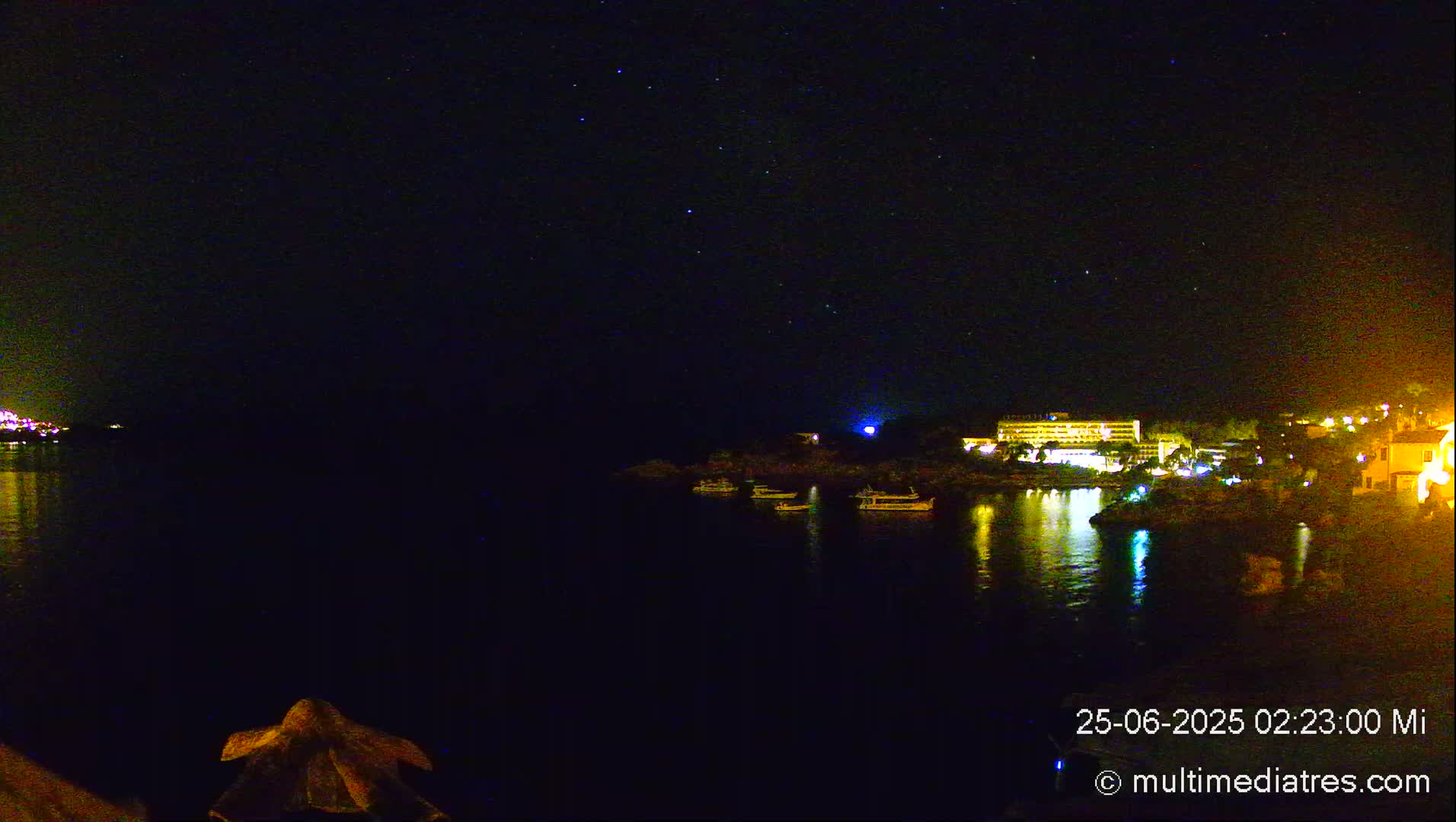 Mallorca, Peguera Cala Fornells Bay Balearic Sea Live Cam, Balearic Islands, Spain