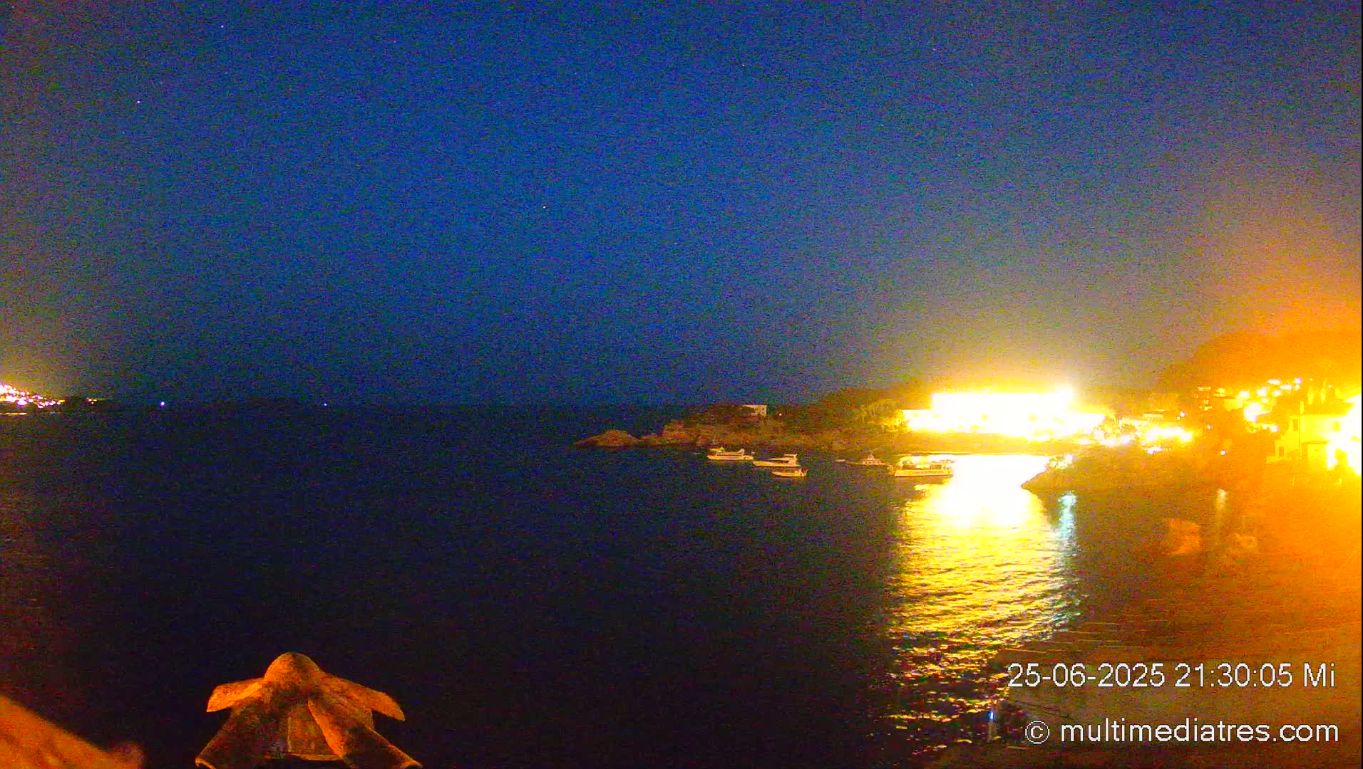 Mallorca, Peguera Cala Fornells Bay Balearic Sea Live Cam, Balearic Islands, Spain