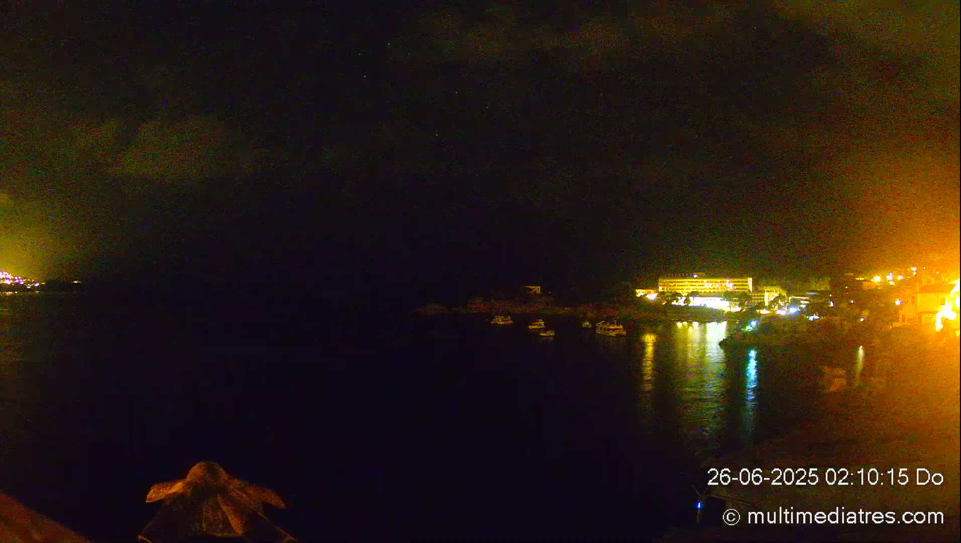 Mallorca, Peguera Cala Fornells Bay Balearic Sea Live Cam, Balearic Islands, Spain
