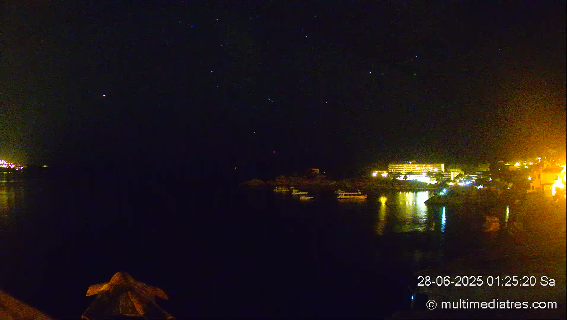 Mallorca, Peguera Cala Fornells Bay Balearic Sea Live Cam, Balearic Islands, Spain