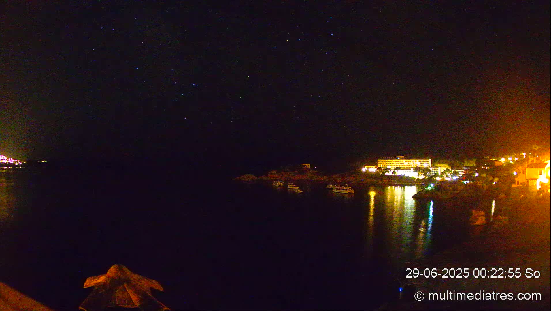 Mallorca, Peguera Cala Fornells Bay Balearic Sea Live Cam, Balearic Islands, Spain