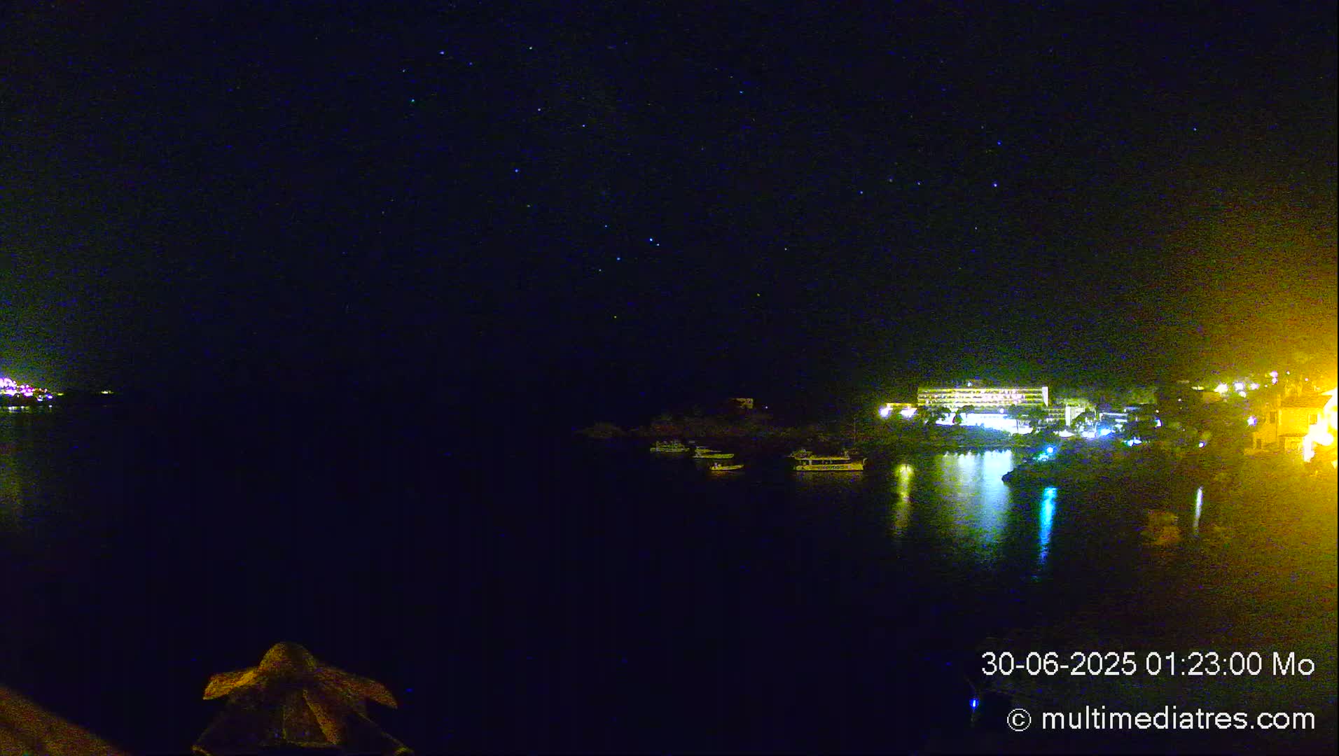 Mallorca, Peguera Cala Fornells Bay Balearic Sea Live Cam, Balearic Islands, Spain