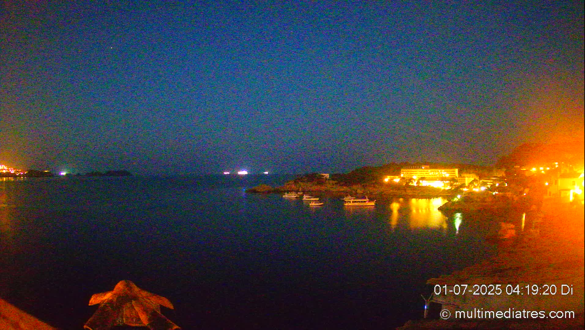 Mallorca, Peguera Cala Fornells Bay Balearic Sea Live Cam, Balearic Islands, Spain