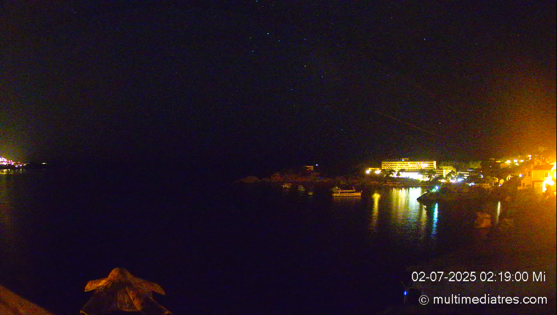 Mallorca, Peguera Cala Fornells Bay Balearic Sea Live Cam, Balearic Islands, Spain