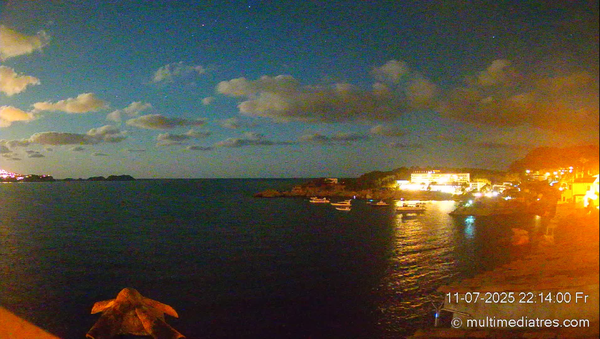 Mallorca, Peguera Cala Fornells Bay Balearic Sea Live Cam, Balearic Islands, Spain