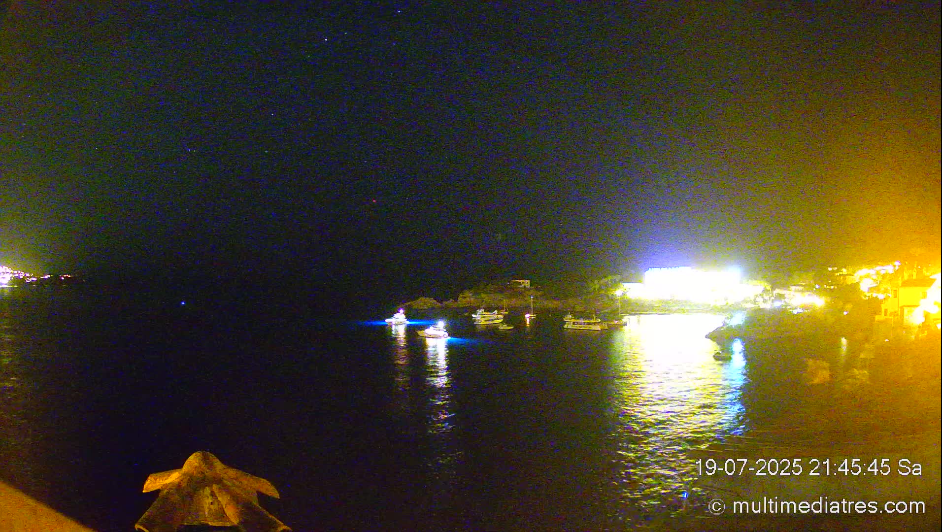 Mallorca, Peguera Cala Fornells Bay Balearic Sea Live Cam, Balearic Islands, Spain