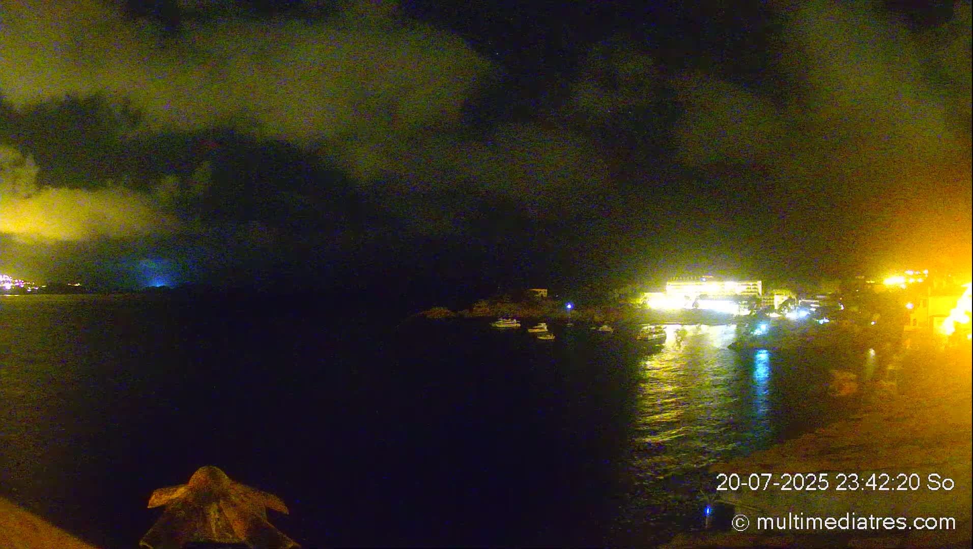 Mallorca, Peguera Cala Fornells Bay Balearic Sea Live Cam, Balearic Islands, Spain