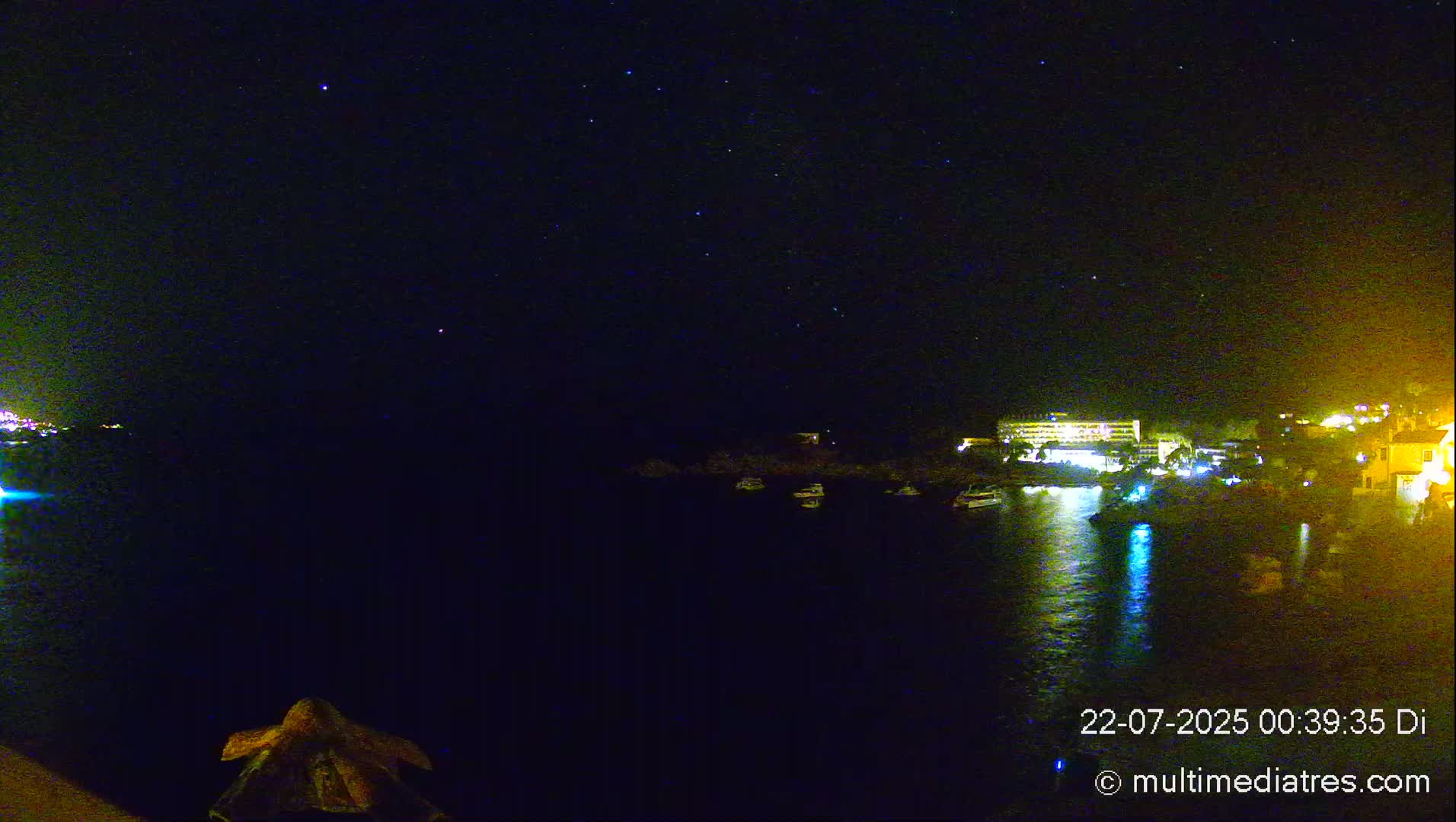 Mallorca, Peguera Cala Fornells Bay Balearic Sea Live Cam, Balearic Islands, Spain