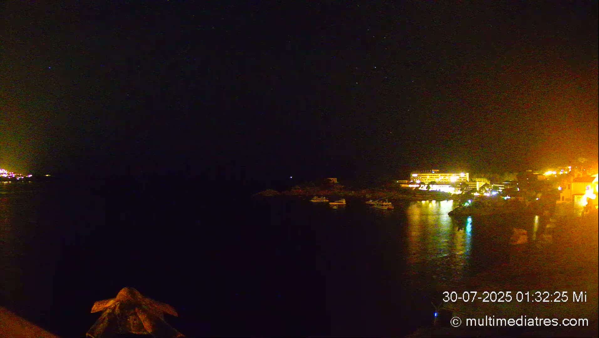 Mallorca, Peguera Cala Fornells Bay Balearic Sea Live Cam, Balearic Islands, Spain