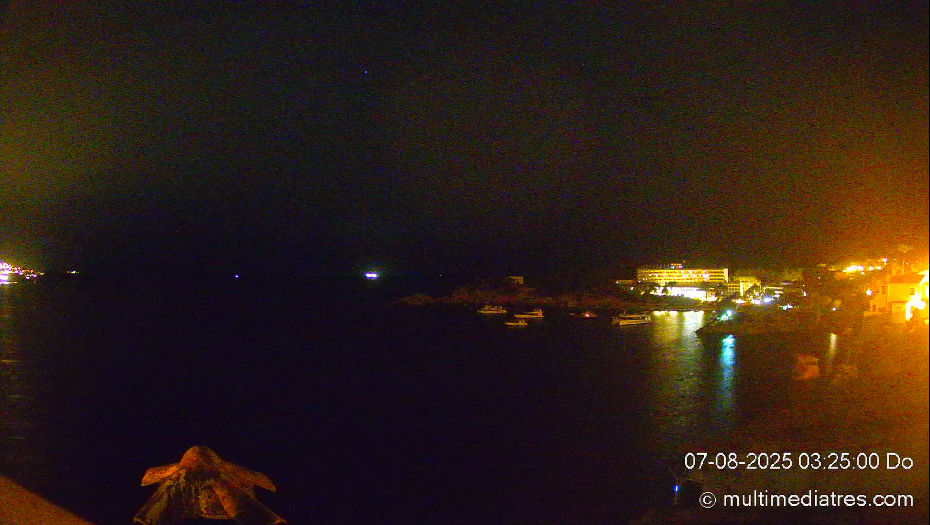 Mallorca, Peguera Cala Fornells Bay Balearic Sea Live Cam, Balearic Islands, Spain