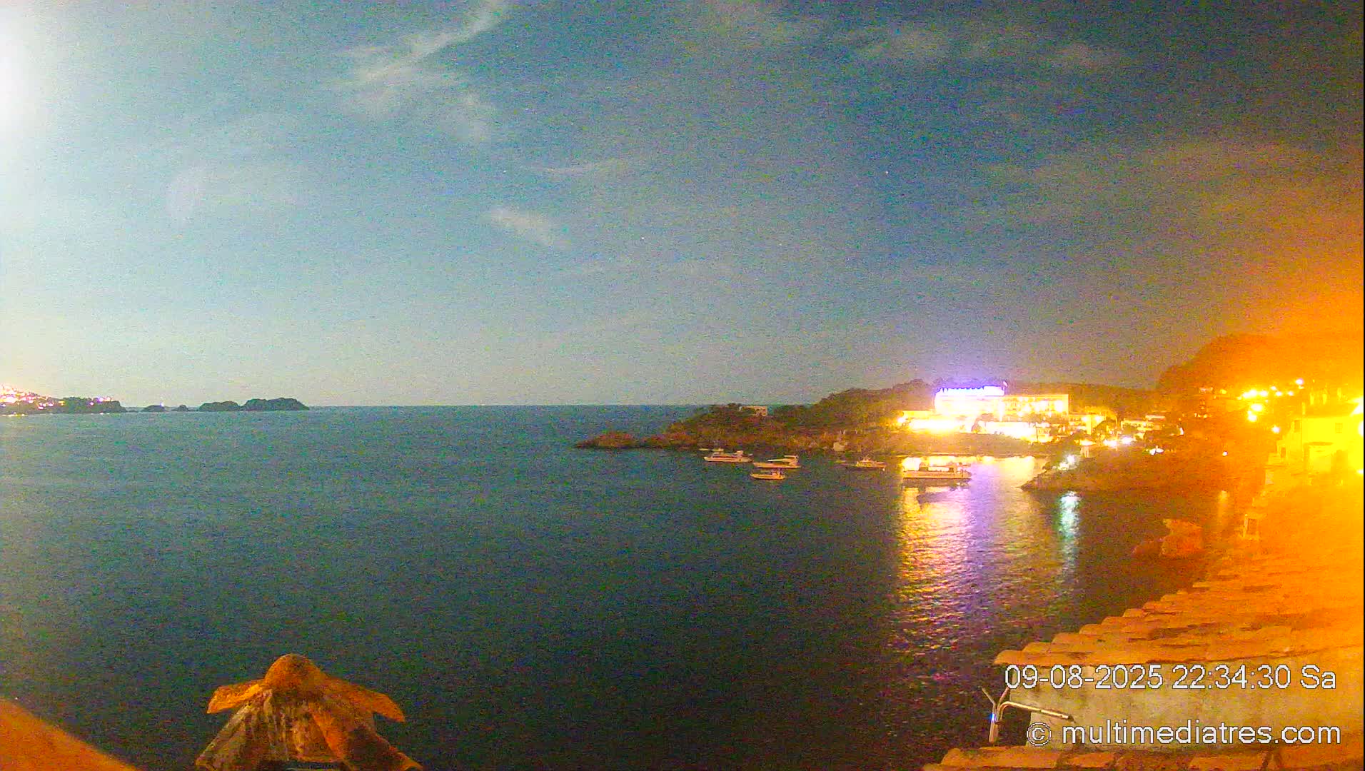 Mallorca, Peguera Cala Fornells Bay Balearic Sea Live Cam, Balearic Islands, Spain