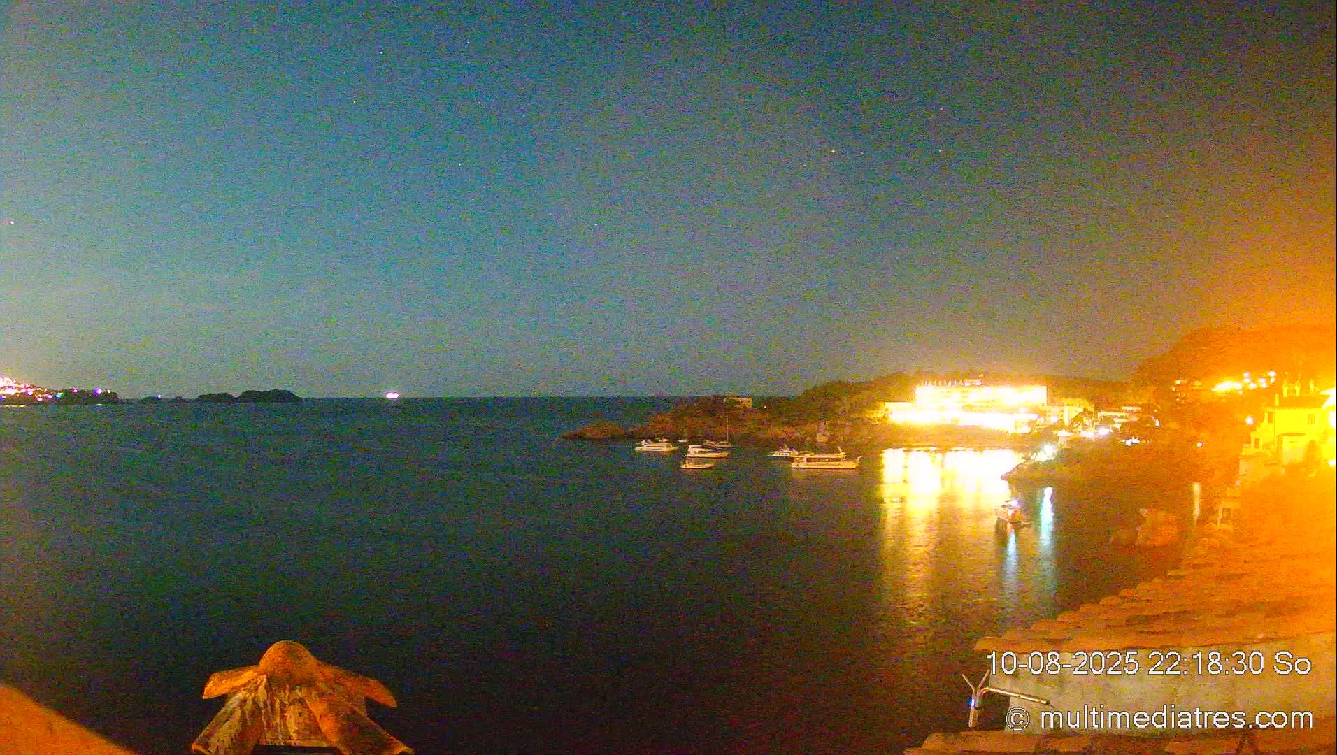 Mallorca, Peguera Cala Fornells Bay Balearic Sea Live Cam, Balearic Islands, Spain