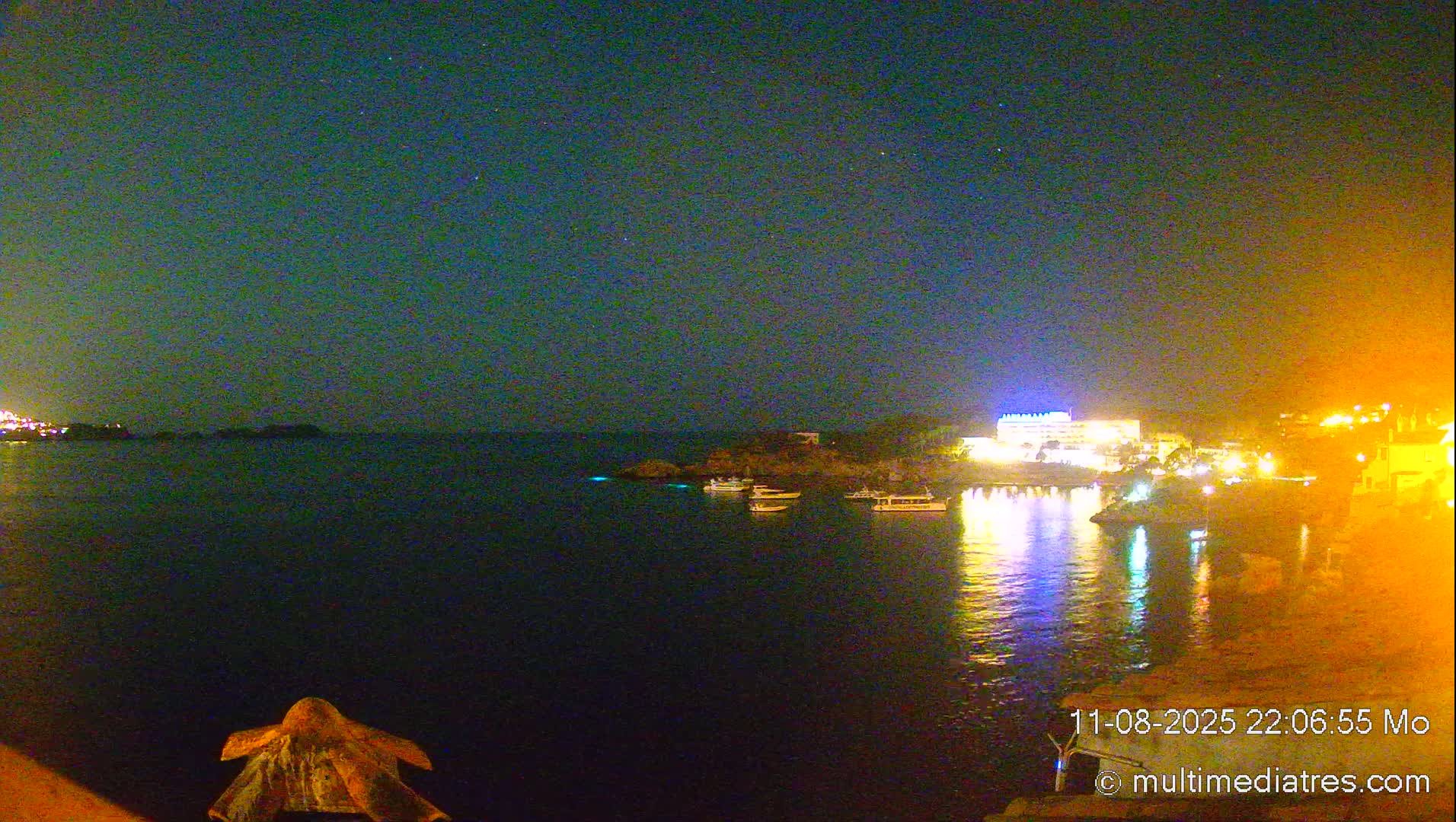 Mallorca, Peguera Cala Fornells Bay Balearic Sea Live Cam, Balearic Islands, Spain