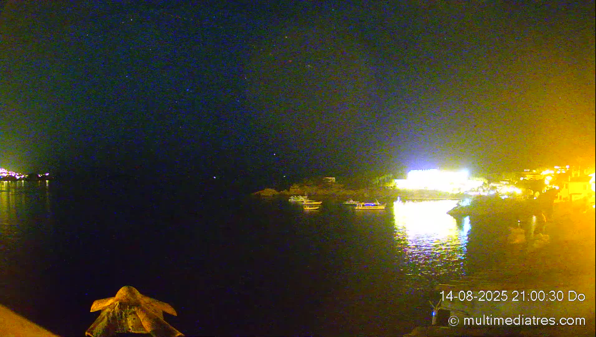 Mallorca, Peguera Cala Fornells Bay Balearic Sea Live Cam, Balearic Islands, Spain