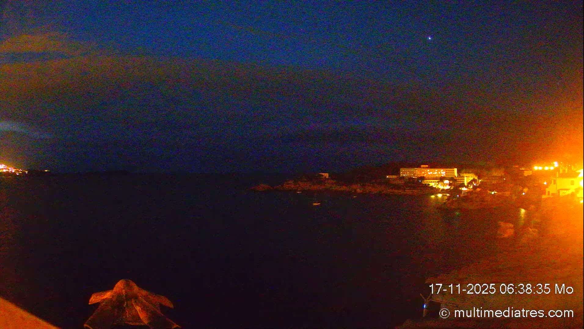 Mallorca, Peguera Cala Fornells Bay Balearic Sea Live Cam, Balearic Islands, Spain