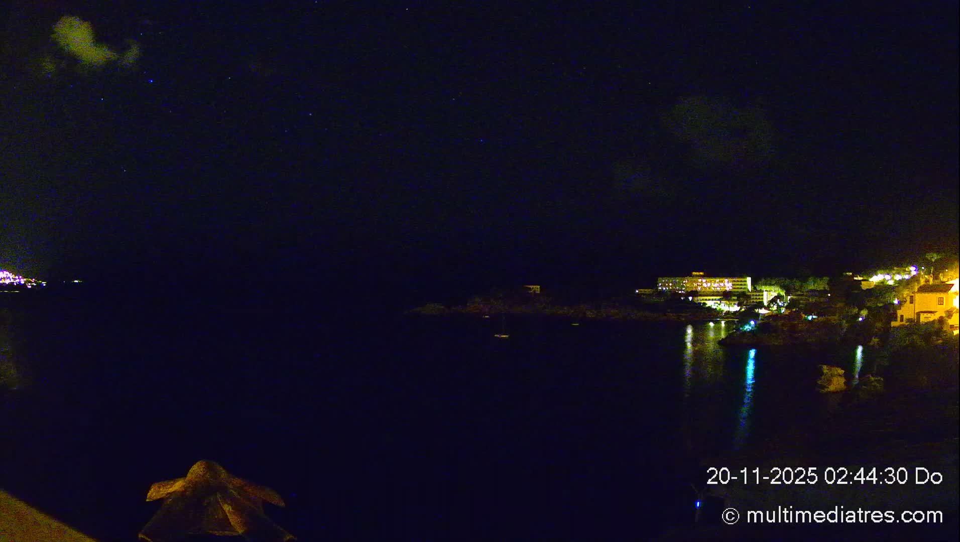 Mallorca, Peguera Cala Fornells Bay Balearic Sea Live Cam, Balearic Islands, Spain