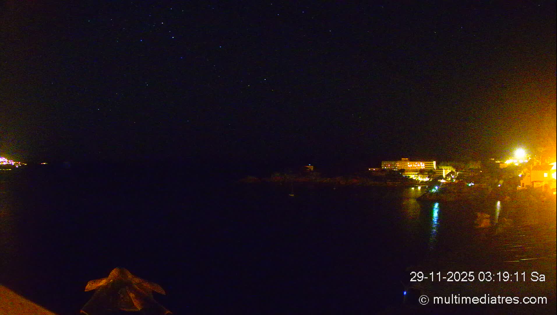 Mallorca, Peguera Cala Fornells Bay Balearic Sea Live Cam, Balearic Islands, Spain