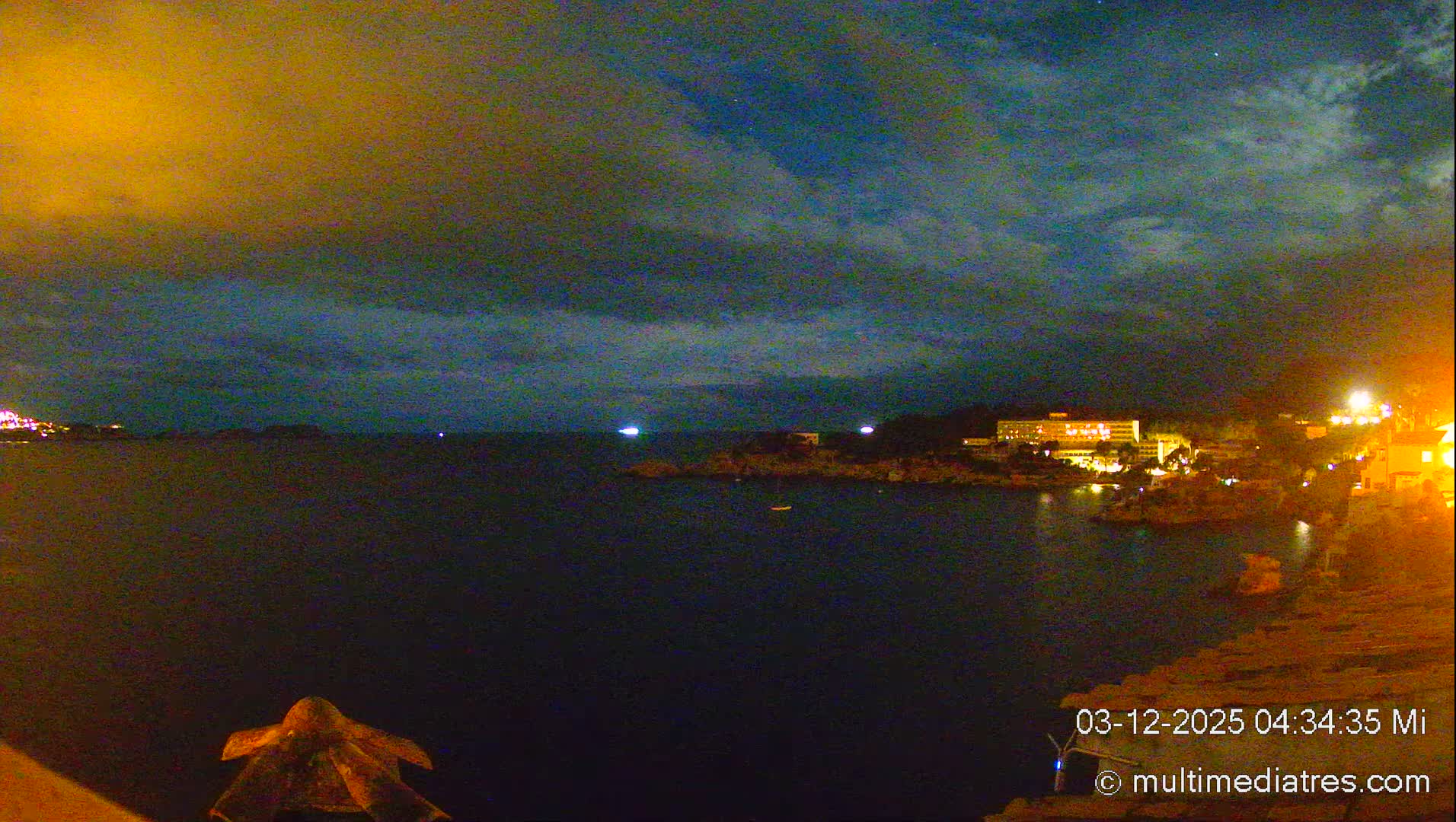 Mallorca, Peguera Cala Fornells Bay Balearic Sea Live Cam, Balearic Islands, Spain