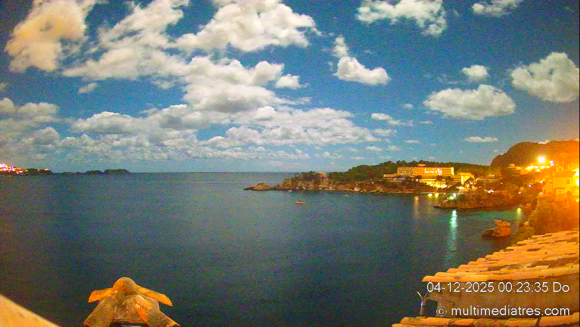 Mallorca, Peguera Cala Fornells Bay Balearic Sea Live Cam, Balearic Islands, Spain