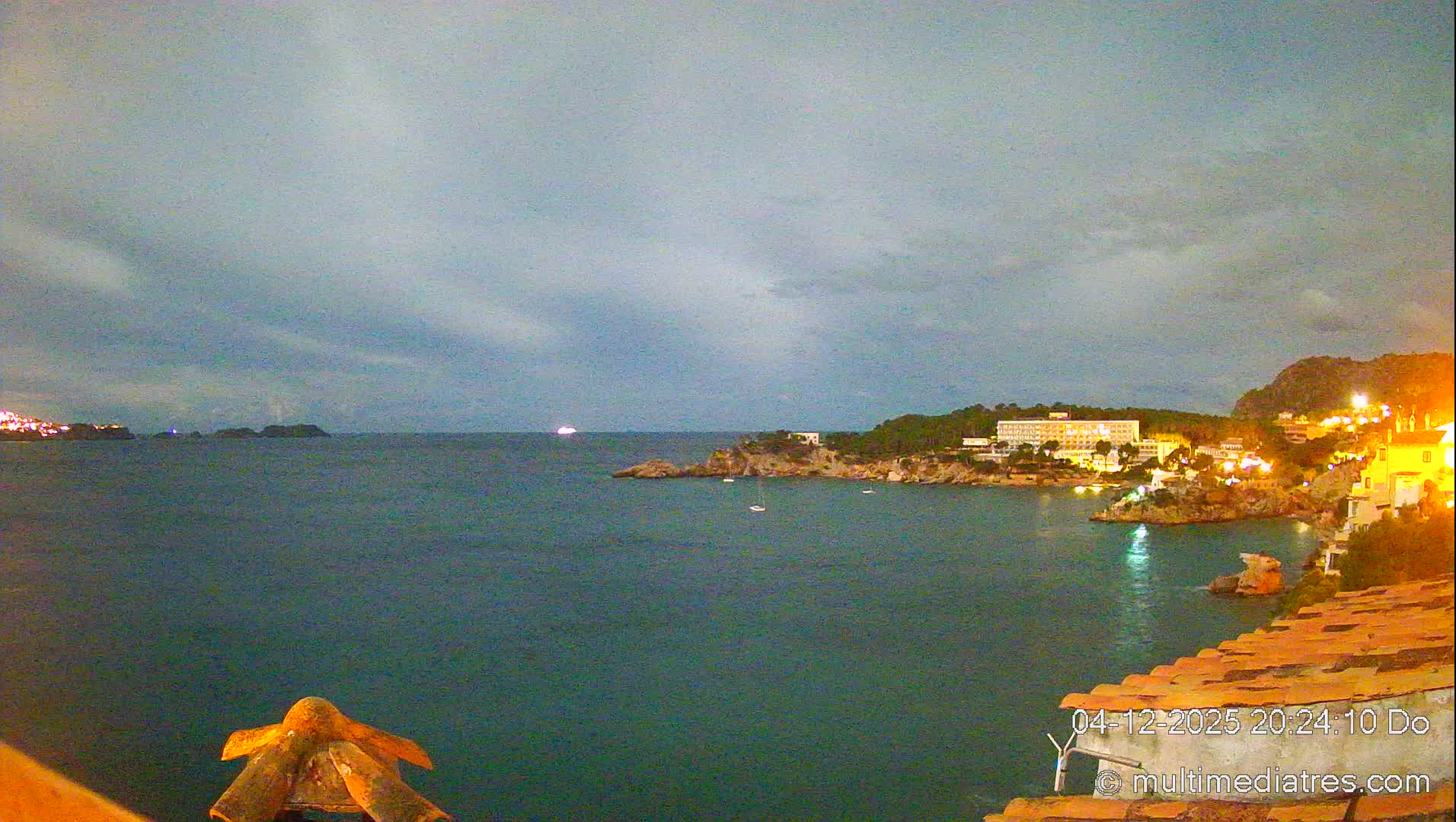 Mallorca, Peguera Cala Fornells Bay Balearic Sea Live Cam, Balearic Islands, Spain