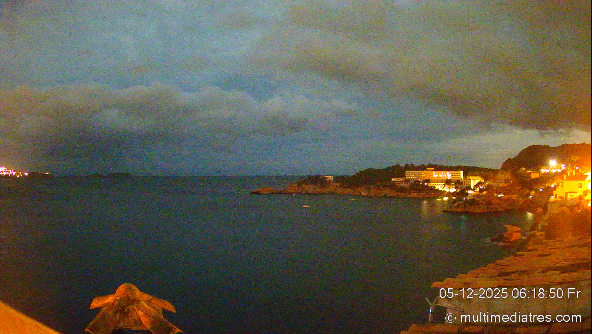 Mallorca, Peguera Cala Fornells Bay Balearic Sea Live Cam, Balearic Islands, Spain