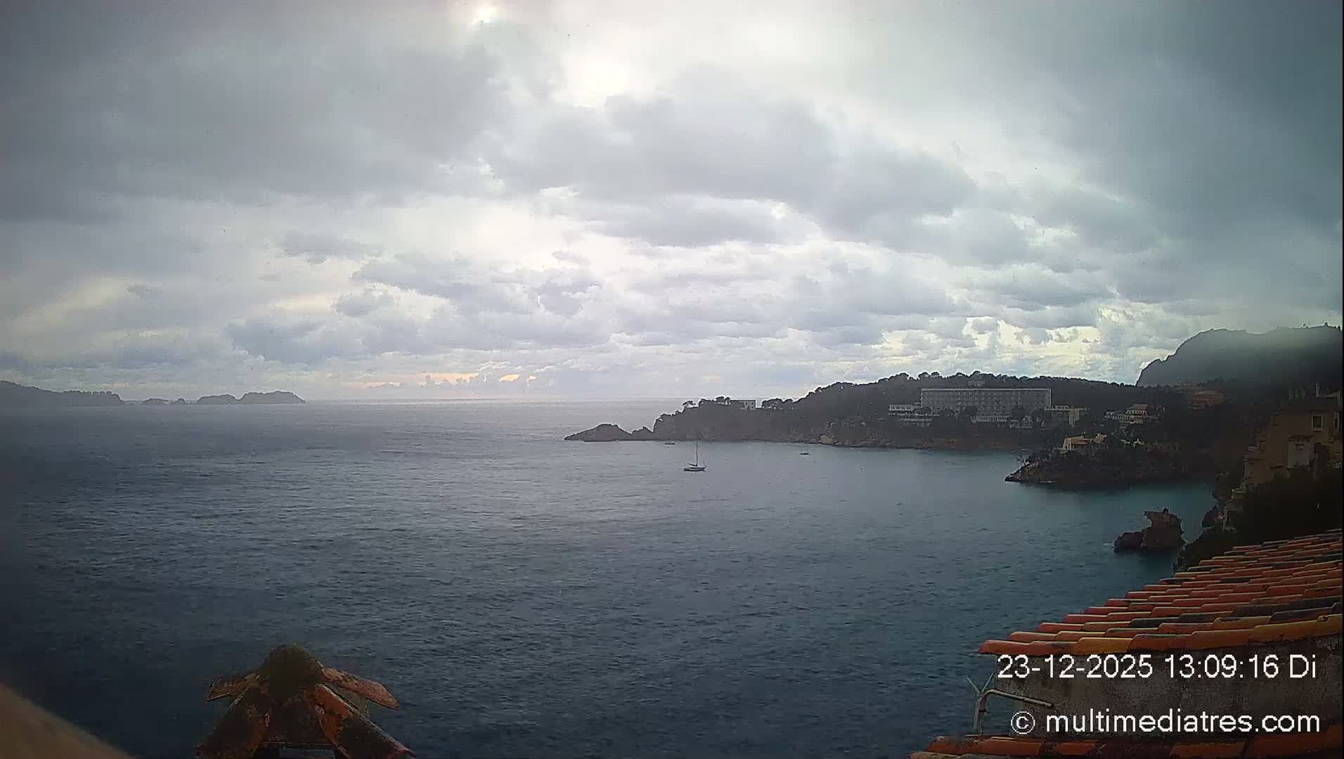 Mallorca, Peguera Cala Fornells Bay Balearic Sea Live Cam, Balearic Islands, Spain