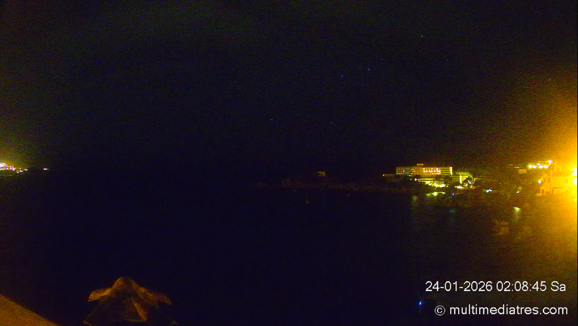 Mallorca, Peguera Cala Fornells Bay Balearic Sea Live Cam, Balearic Islands, Spain