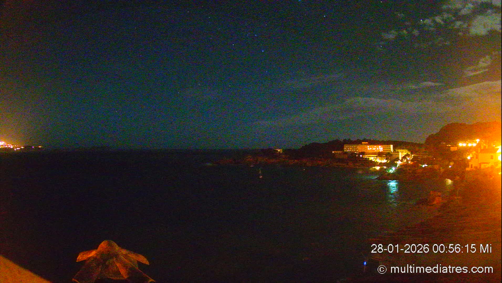 Mallorca, Peguera Cala Fornells Bay Balearic Sea Live Cam, Balearic Islands, Spain