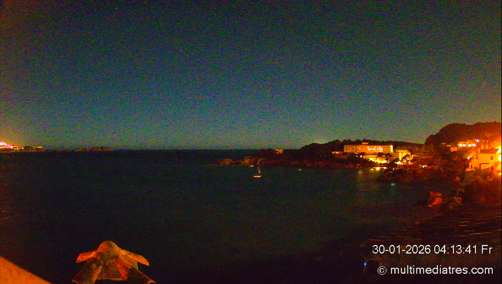 Mallorca, Peguera Cala Fornells Bay Balearic Sea Live Cam, Balearic Islands, Spain
