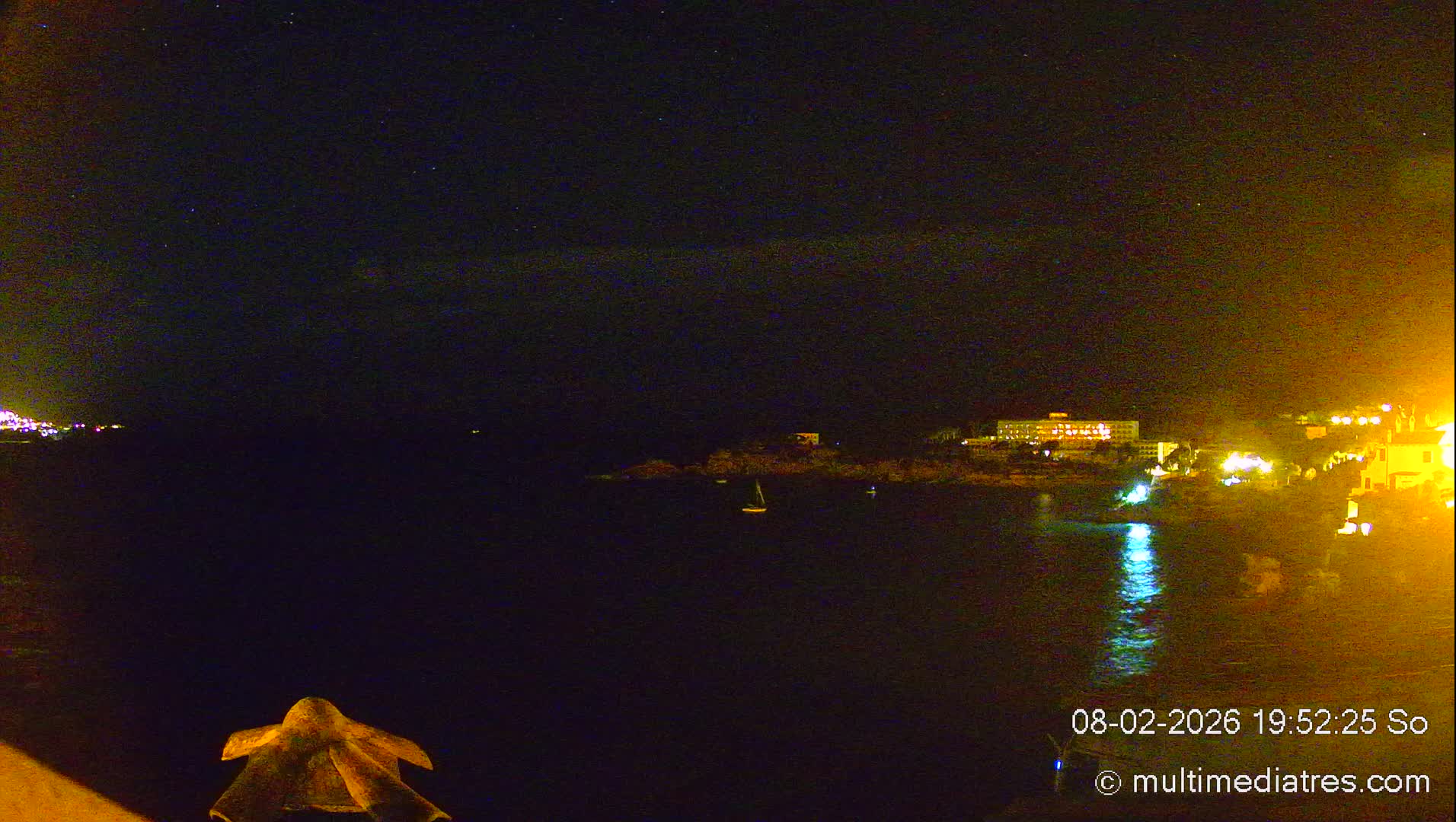 Mallorca, Peguera Cala Fornells Bay Balearic Sea Live Cam, Balearic Islands, Spain