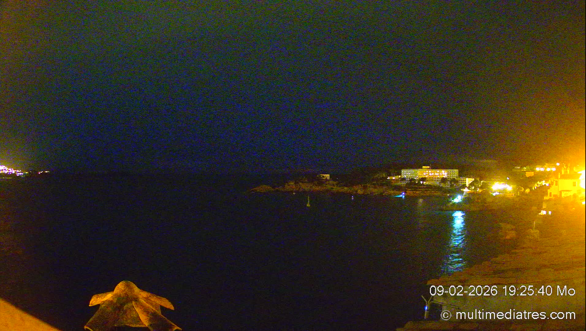 Mallorca, Peguera Cala Fornells Bay Balearic Sea Live Cam, Balearic Islands, Spain