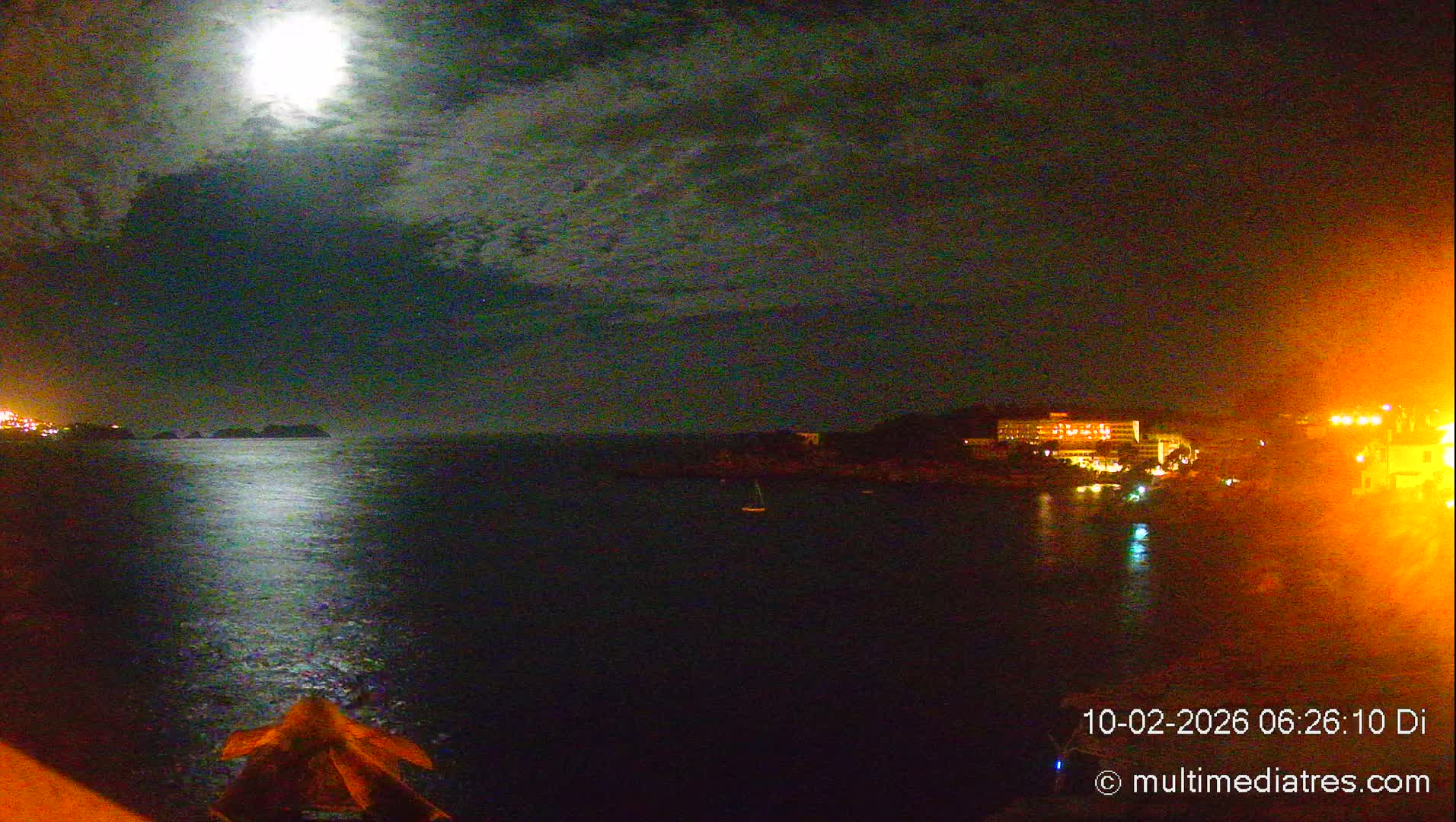 Mallorca, Peguera Cala Fornells Bay Balearic Sea Live Cam, Balearic Islands, Spain