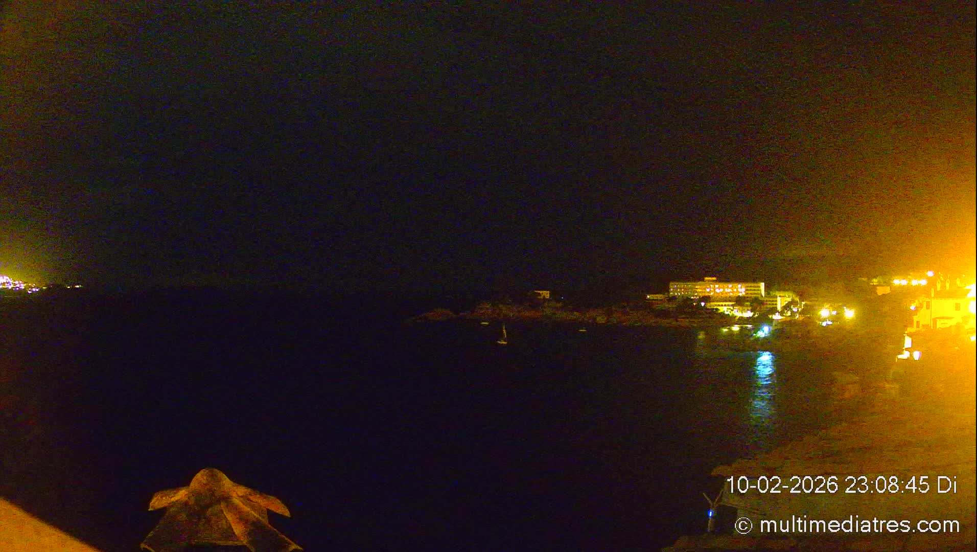 Mallorca, Peguera Cala Fornells Bay Balearic Sea Live Cam, Balearic Islands, Spain