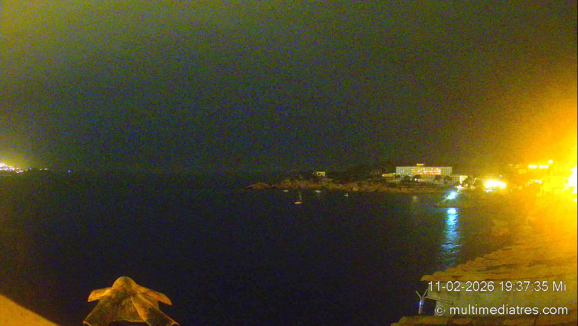 Mallorca, Peguera Cala Fornells Bay Balearic Sea Live Cam, Balearic Islands, Spain