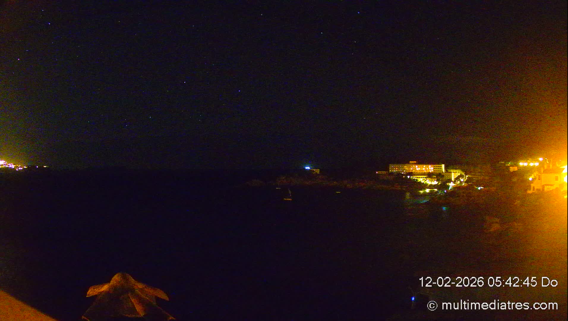 Mallorca, Peguera Cala Fornells Bay Balearic Sea Live Cam, Balearic Islands, Spain