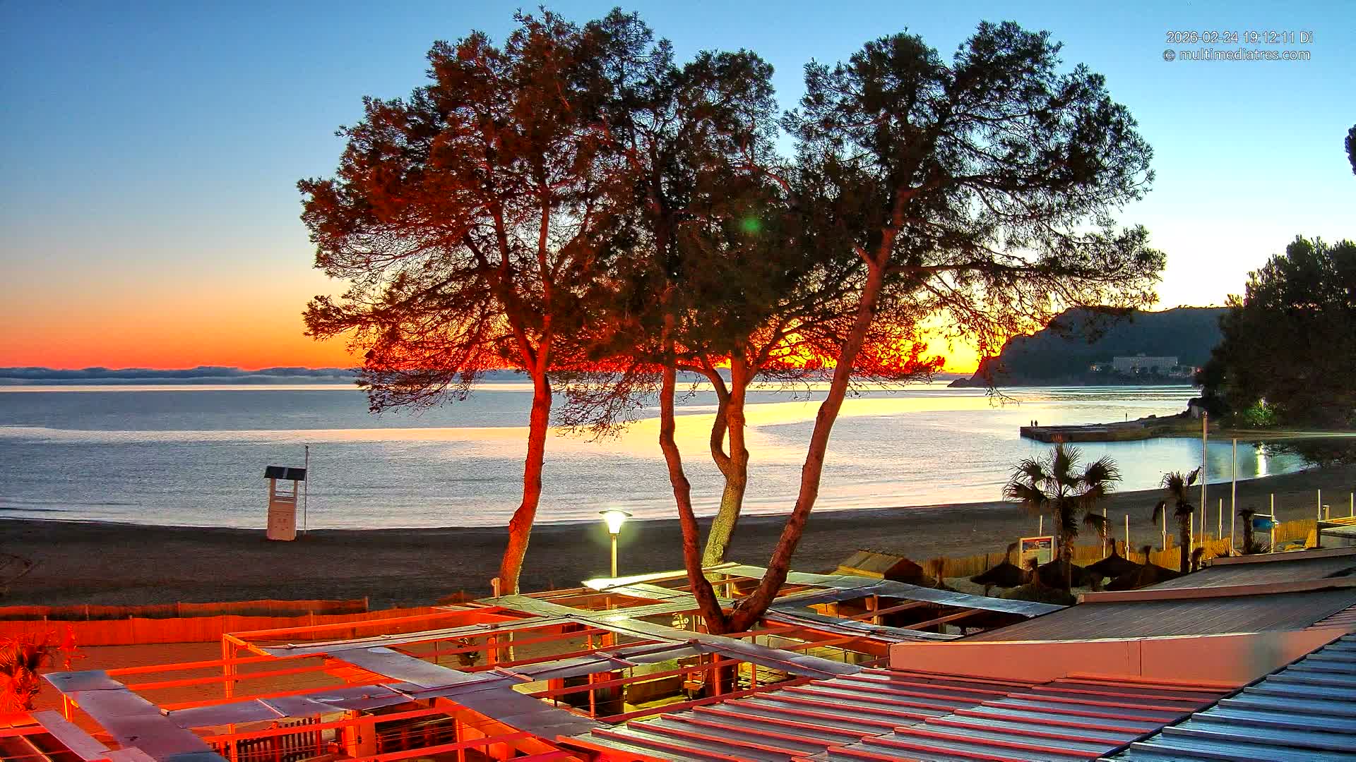 Mallorca, Peguera Cala Fornells Bay Balearic Sea Live Cam, Balearic Islands, Spain