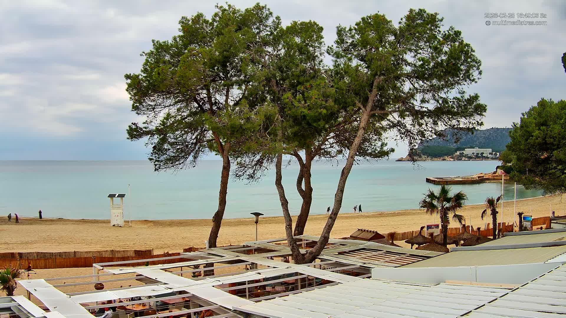 Mallorca, Peguera Cala Fornells Bay Balearic Sea Live Cam, Balearic Islands, Spain