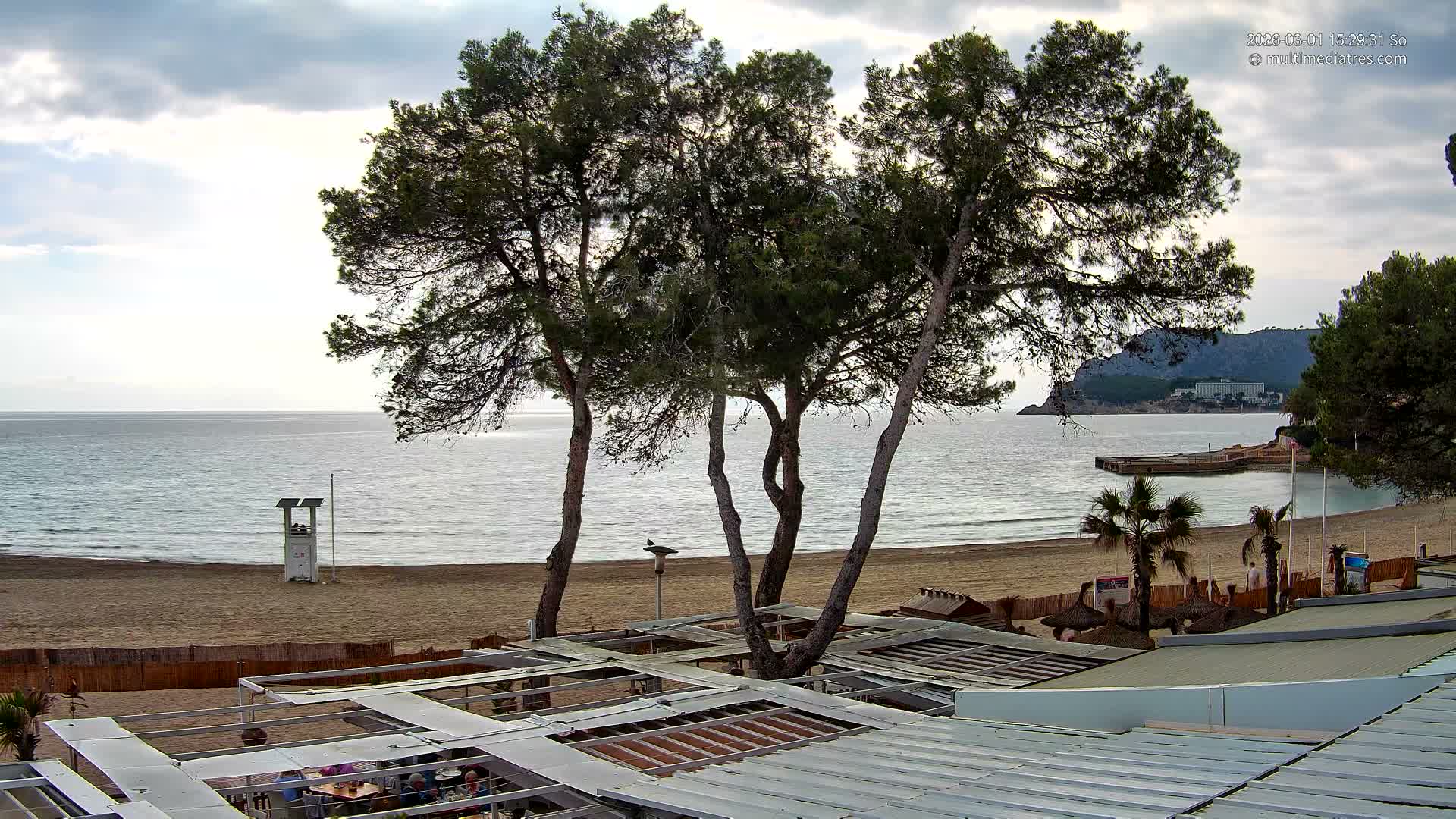 Mallorca, Peguera Cala Fornells Bay Balearic Sea Live Cam, Balearic Islands, Spain