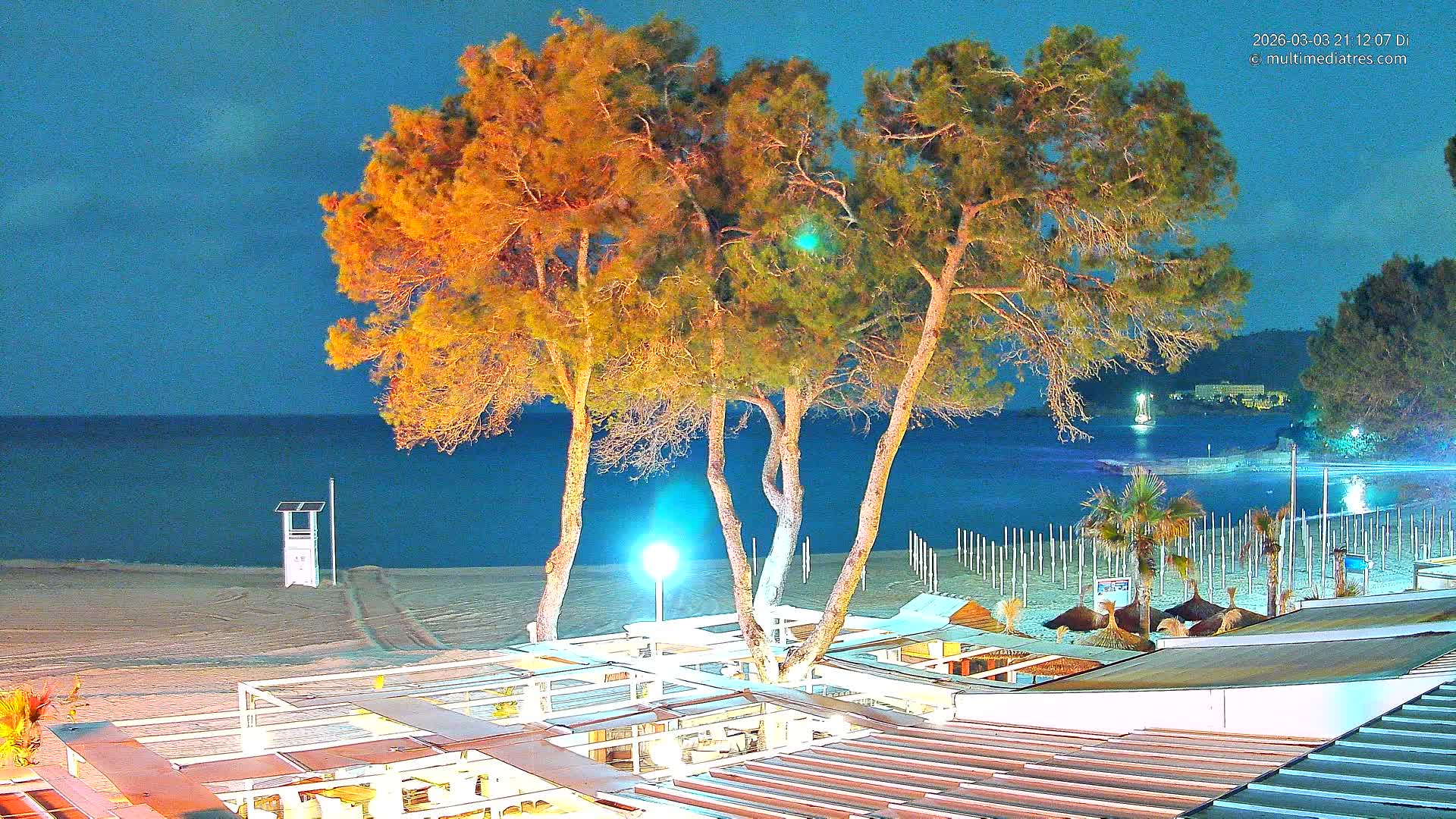 Mallorca, Peguera Cala Fornells Bay Balearic Sea Live Cam, Balearic Islands, Spain