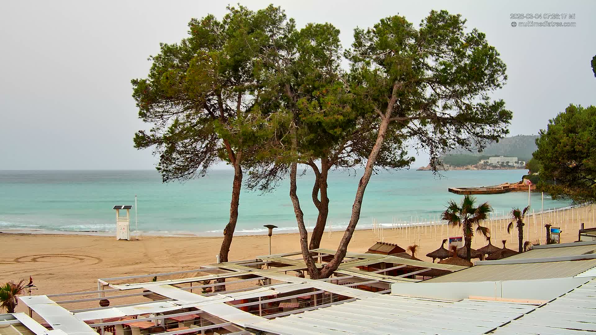 Mallorca, Peguera Cala Fornells Bay Balearic Sea Live Cam, Balearic Islands, Spain