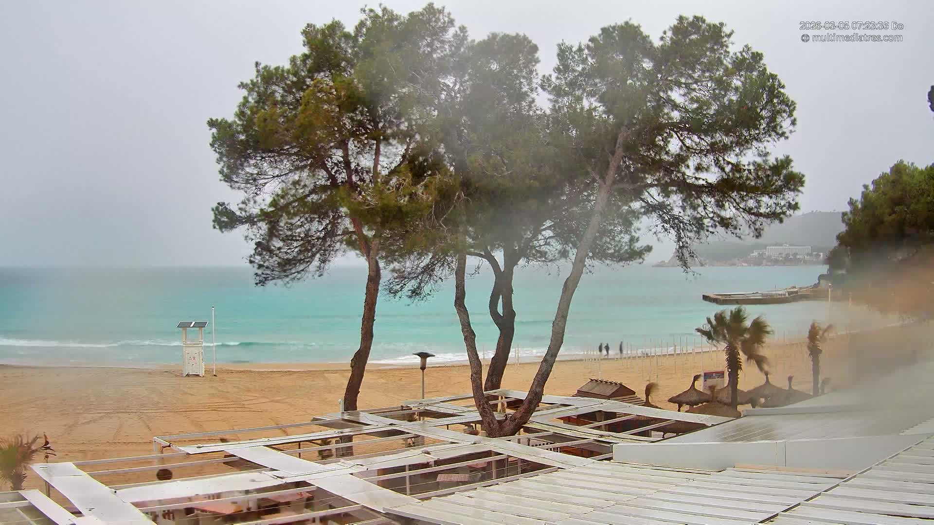Mallorca, Peguera Cala Fornells Bay Balearic Sea Live Cam, Balearic Islands, Spain
