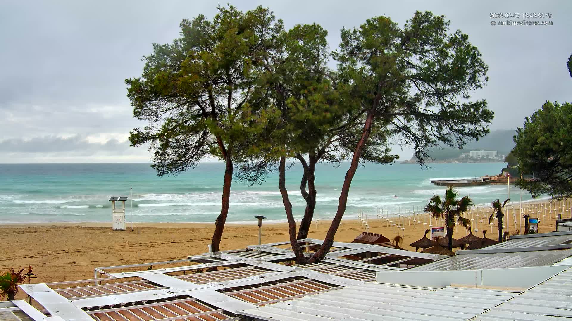 Mallorca, Peguera Cala Fornells Bay Balearic Sea Live Cam, Balearic Islands, Spain
