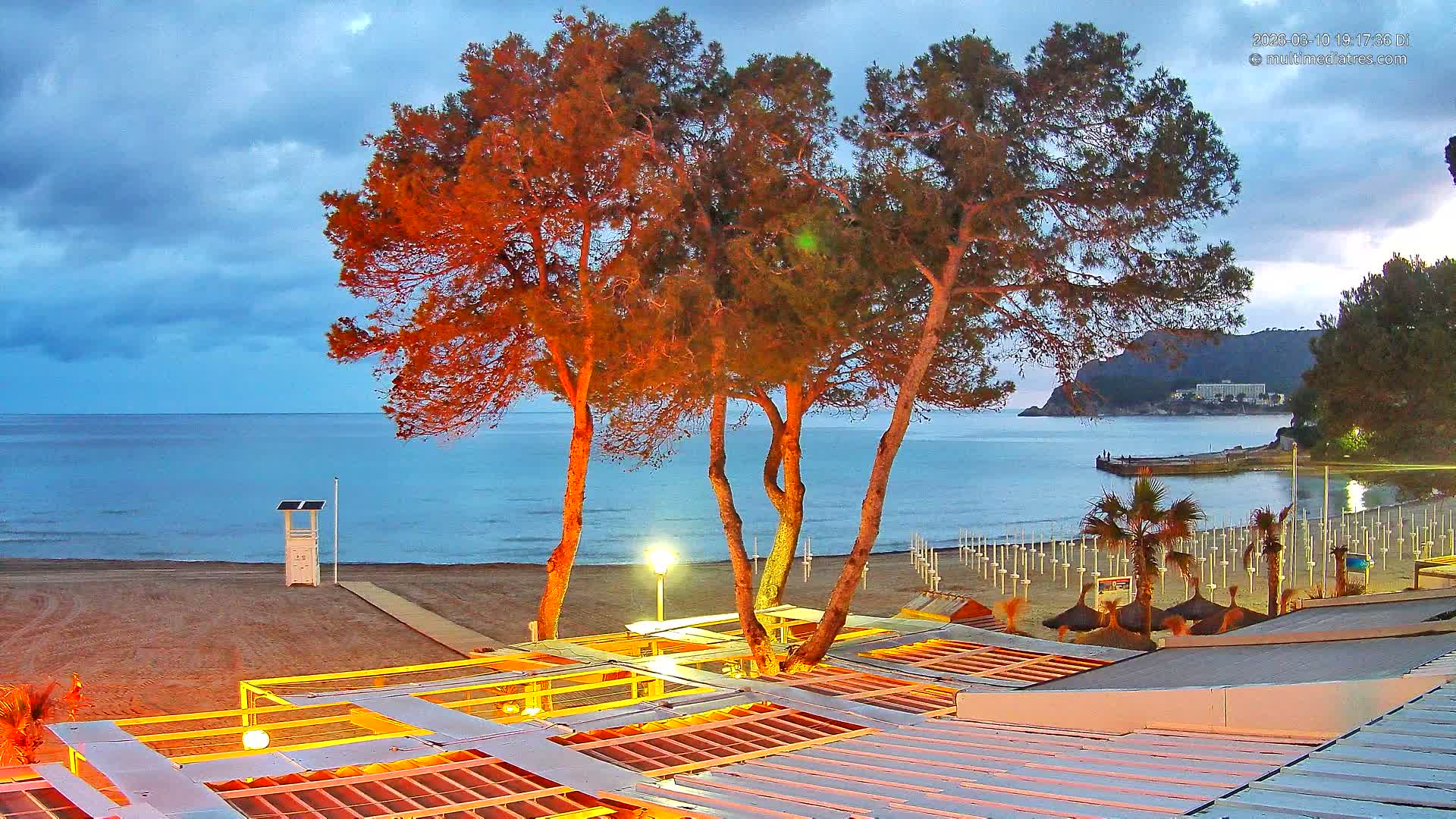Mallorca, Peguera Cala Fornells Bay Balearic Sea Live Cam, Balearic Islands, Spain
