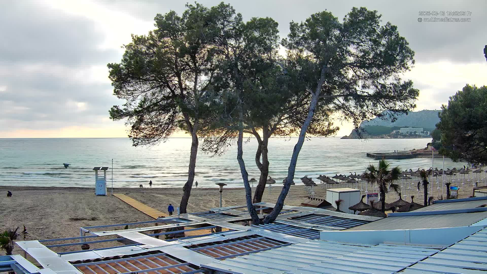 Mallorca, Peguera Cala Fornells Bay Balearic Sea Live Cam, Balearic Islands, Spain